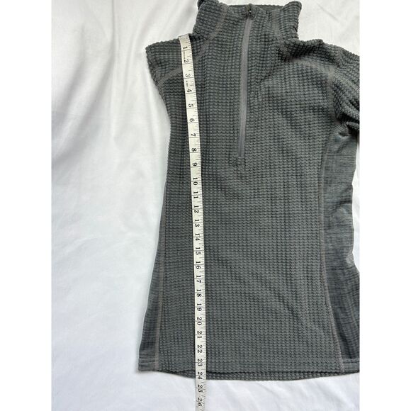 Columbia Textured Gray Pullover 1/4 Quarter Zip XXS/2XS Sporty Hiking Outdoors - Picture 8 of 9